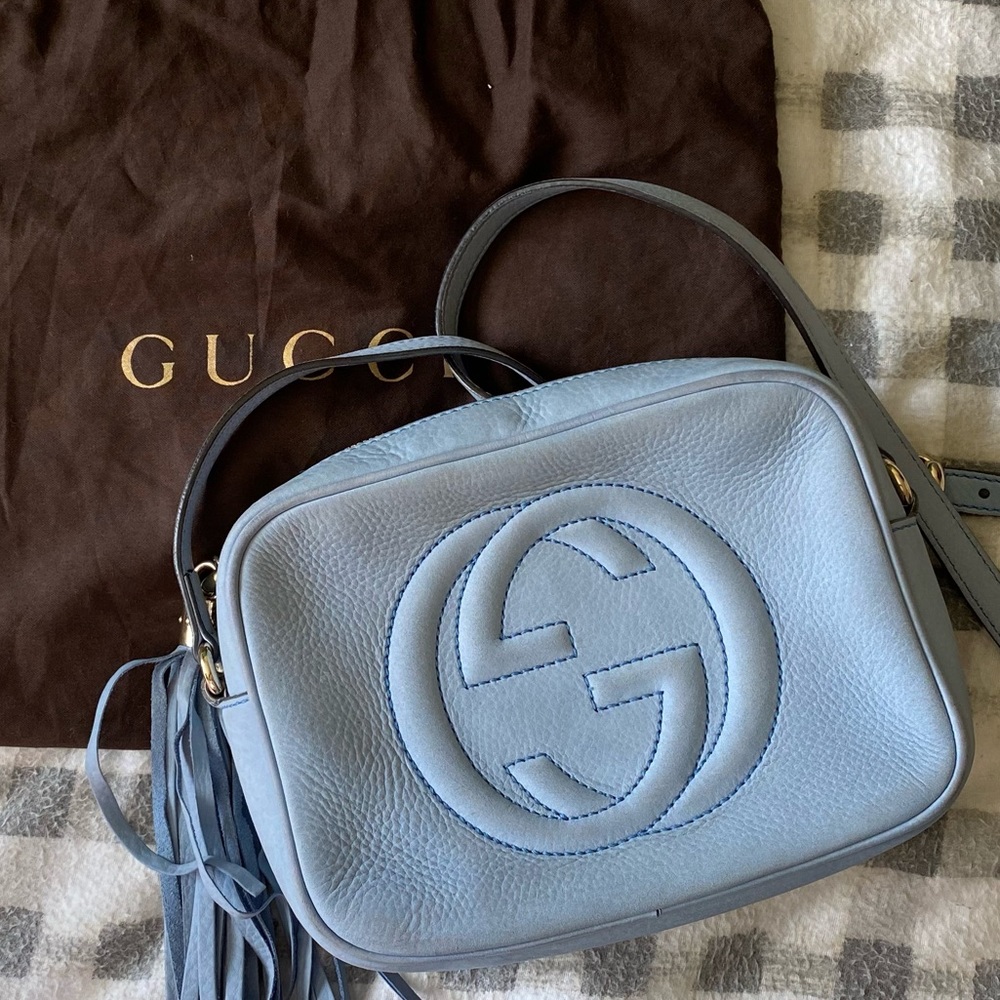 Gucci Nubuck Suede Soho Disco Bag